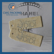 Special Cardboard Silver Printing Hang Tag